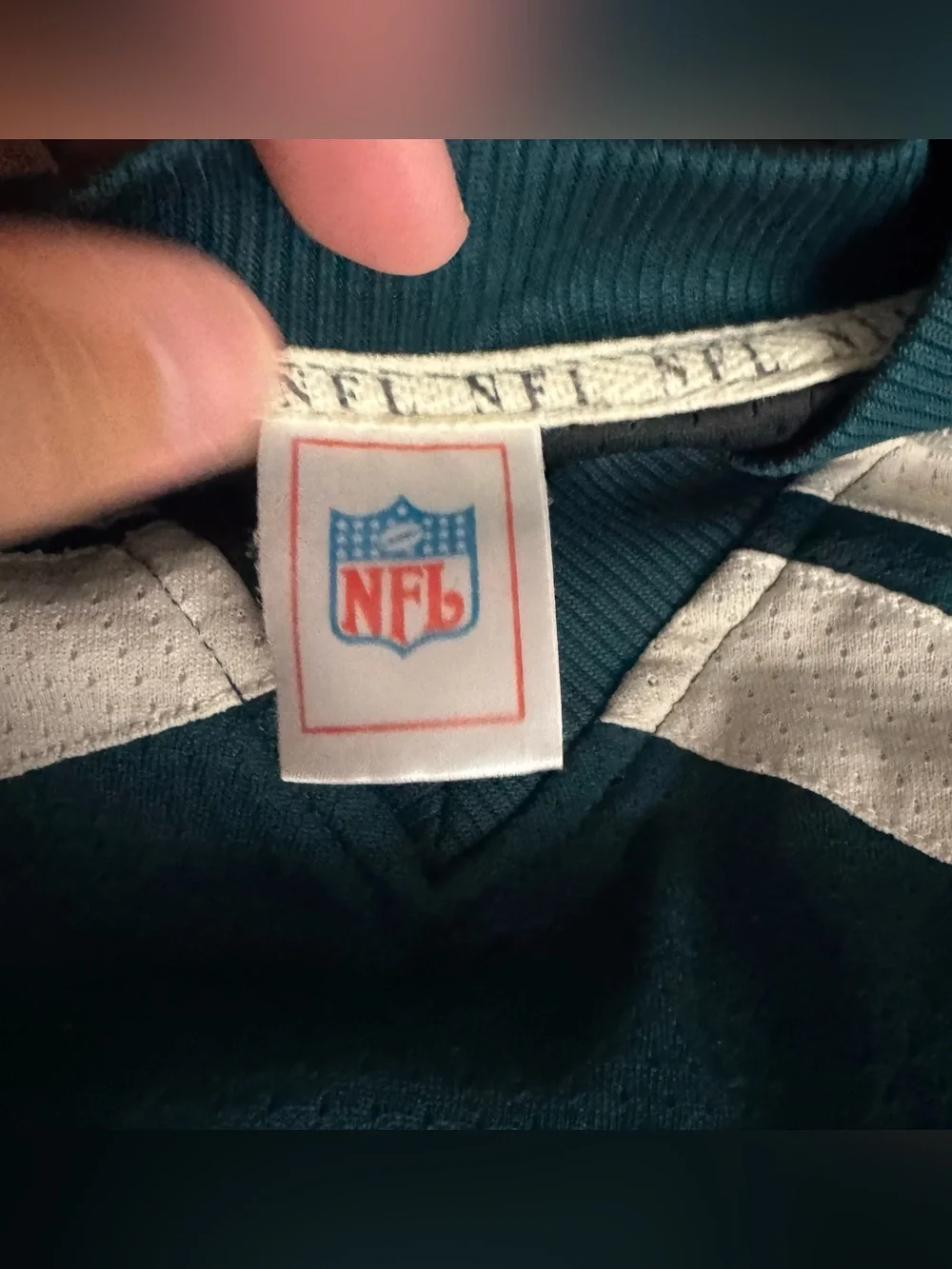 Philadelphia Eagles Kids Mesh Long Sleeve Jersey Shirt Med